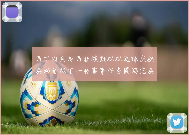 马丁内利与马杜埃凯双双进球庆祝成功晋级下一轮赛事任务圆满完成